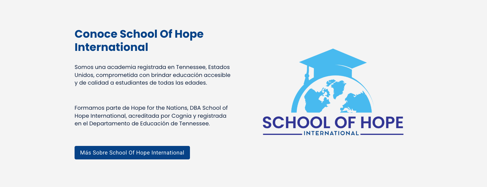 School of Hope International Website